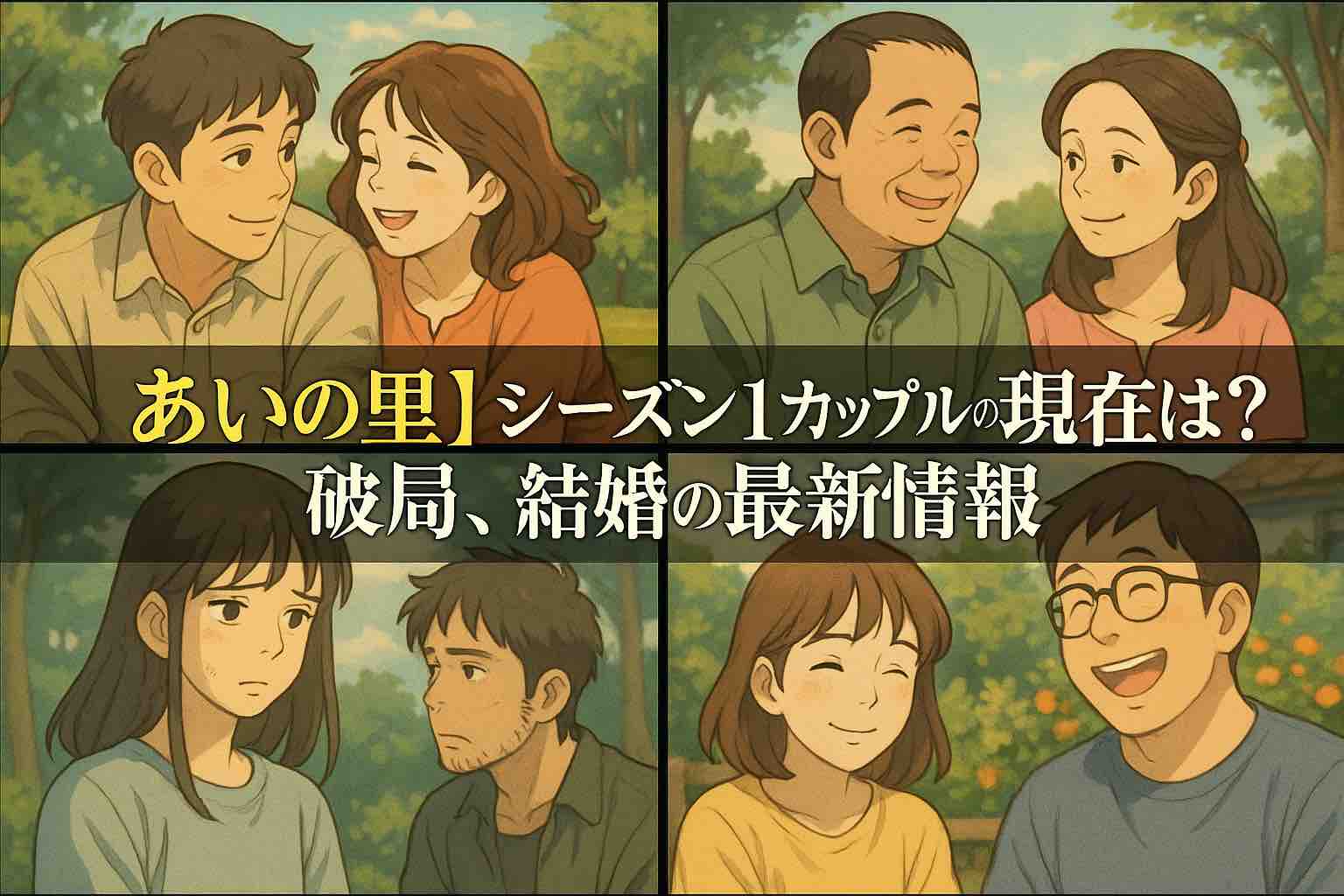 2025年最新【あいの里】シーズン1メンバーのその後…そして現在は? | エンタメライク