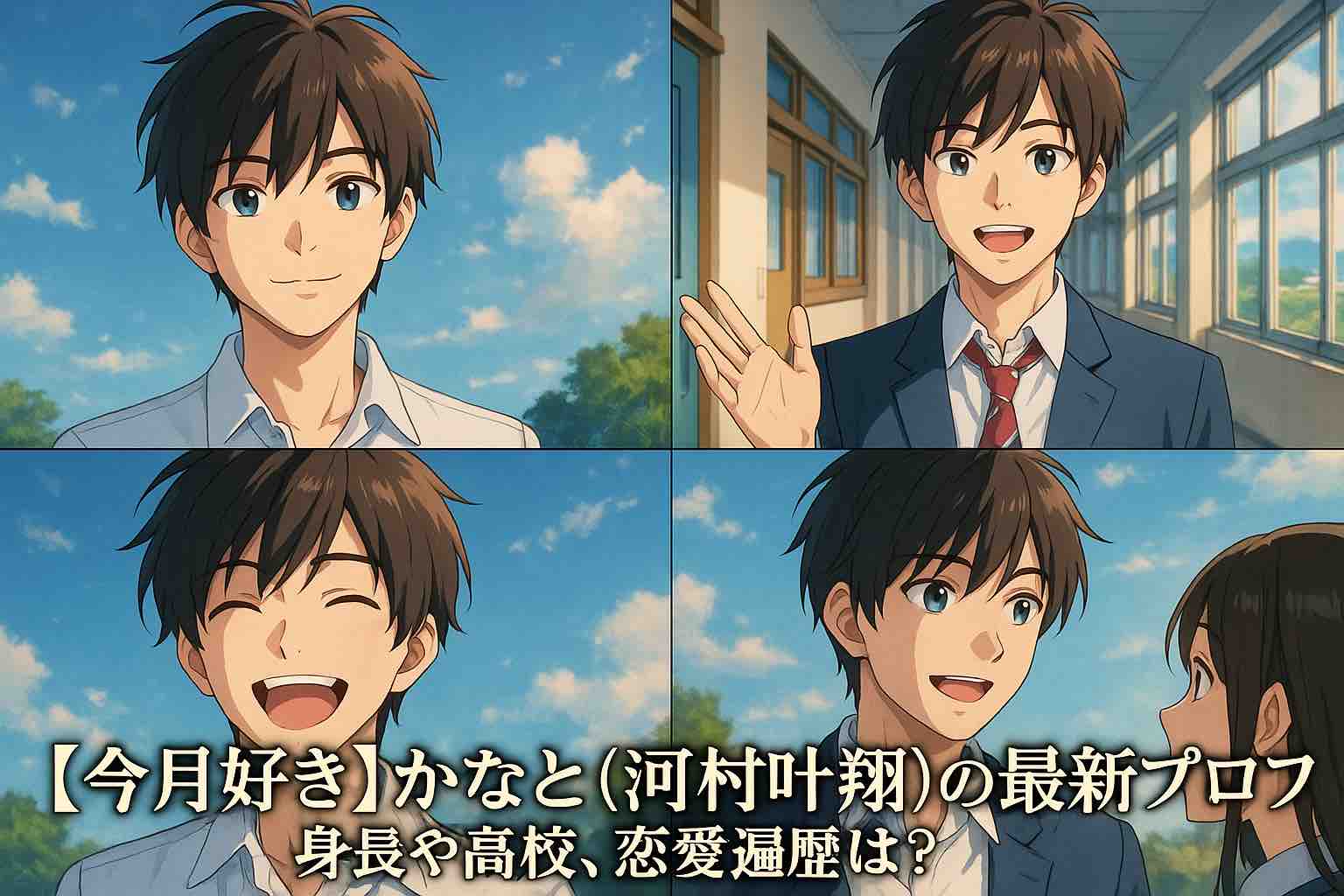 【今日好き】かなと(河村叶翔)の最新プロフ!身長や高校は?【マクタン編】 | エンタメライク