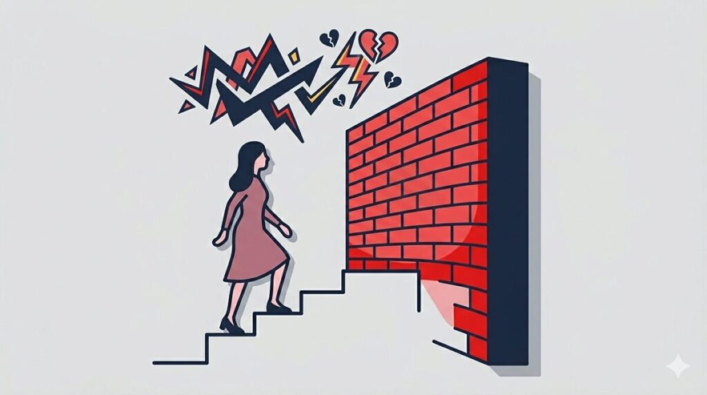 容姿端麗であっても立ちはだかる婚活市場の年齢の壁と見えない不安の構造図
